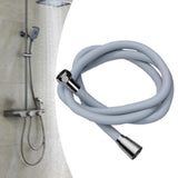 Maxbell Silicone Shower Hose Replacement G1/2 Threaded for Bathroom Toilet Apartment Gray 1.5M