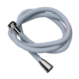Maxbell Silicone Shower Hose Replacement G1/2 Threaded for Bathroom Toilet Apartment Gray 2M