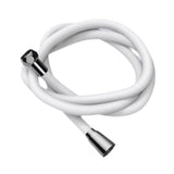 Maxbell Silicone Shower Hose Replacement G1/2 Threaded for Bathroom Toilet Apartment White 1.5M