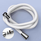 Maxbell Silicone Shower Hose Replacement G1/2 Threaded for Bathroom Toilet Apartment White 2M