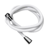 Maxbell Silicone Shower Hose Replacement G1/2 Threaded for Bathroom Toilet Apartment White 2M