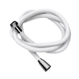 Maxbell Silicone Shower Hose Replacement G1/2 Threaded for Bathroom Toilet Apartment White 2M