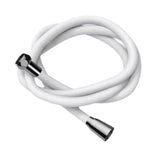 Maxbell Silicone Shower Hose Replacement G1/2 Threaded for Bathroom Toilet Apartment White 2M