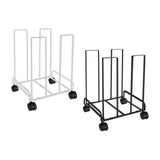 Maxbell Carton Storage Rack Cart with Wheels Sturdy for Warehouse 12.2x10.2x17.1inch Black