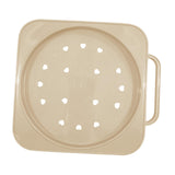 Maxbell Movable Propane Cylinder Base Plant Stand with Wheels for Garden Flower Pots Beige