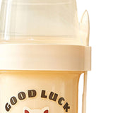 Maxbell Salad Cup Double Layer Practical Portable Salad Shaker for BBQ Travel Picnic light yellow