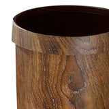 Maxbell Round Trash Bin Modern Portable Wastebasket for Restroom Laundry Powder Room