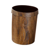 Maxbell Round Trash Bin Modern Portable Wastebasket for Restroom Laundry Powder Room