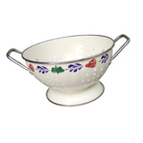 Maxbell Metal Colander Heavy Duty Self Draining with Handles for Berries Veggies Pasta 28cmx13cm