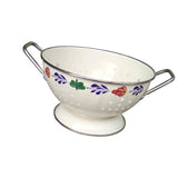 Maxbell Metal Colander Heavy Duty Self Draining with Handles for Berries Veggies Pasta 28cmx13cm