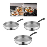 Maxbell Camping Frying Pan Non Stick Ergonomic Handle Skillet for Outdoor Cooking RV 25.2cm