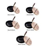 Maxbell Iron Wok Iron Pot Pan for All Cooktops Electric Induction Open Flame Cooking 20cm