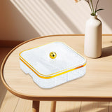 Maxbell Divided Serving Tray Household Snack Display Platter for Nuts Fruits Wedding Clear