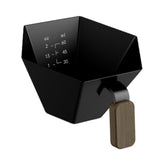 Maxbell Espresso Measuring Cup Portable Pouring Cup for Bar Cappuccino Hot Chocolate Black
