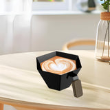 Maxbell Espresso Measuring Cup Portable Pouring Cup for Bar Cappuccino Hot Chocolate Black