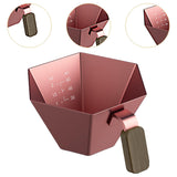 Maxbell Espresso Measuring Cup Portable Pouring Cup for Bar Cappuccino Hot Chocolate Pink