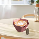 Maxbell Espresso Measuring Cup Portable Pouring Cup for Bar Cappuccino Hot Chocolate Pink