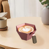 Maxbell Espresso Measuring Cup Portable Pouring Cup for Bar Cappuccino Hot Chocolate Pink