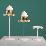 Maxbell Dessert Cupcake Stand Decorative Cup Cake Stand for Tea Party Wedding Buffet S