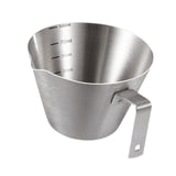 Maxbell Espresso Measuring Cup Milk Pitcher Jug 100ml Pouring Cup for Party Bar Home Silver