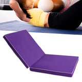 Maxbell Folding Gymnastics Mat Portable Compact Exercise for Workouts Outdoor Indoor Purple