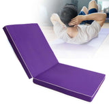 Maxbell Folding Gymnastics Mat Portable Compact Exercise for Workouts Outdoor Indoor Purple