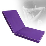 Maxbell Folding Gymnastics Mat Portable Compact Exercise for Workouts Outdoor Indoor Purple