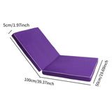 Maxbell Folding Gymnastics Mat Portable Compact Exercise for Workouts Outdoor Indoor Purple