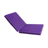 Maxbell Folding Gymnastics Mat Portable Compact Exercise for Workouts Outdoor Indoor Purple