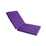 Maxbell Folding Gymnastics Mat Portable Compact Exercise for Workouts Outdoor Indoor Purple