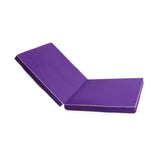 Maxbell Folding Gymnastics Mat Portable Compact Exercise for Workouts Outdoor Indoor Purple