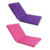 Maxbell Folding Gymnastics Mat Portable Compact Exercise for Workouts Outdoor Indoor Purple