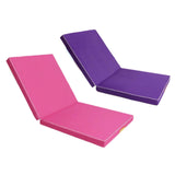 Maxbell Folding Gymnastics Mat Portable Compact Exercise for Workouts Outdoor Indoor Purple