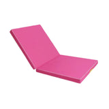Maxbell Folding Gymnastics Mat Portable Compact Exercise for Workouts Outdoor Indoor Pink