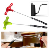 Maxbell Coffee Steam Wand Tip Cleaning Brush Multipurpose for Espresso Machine Parts Red