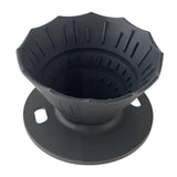 Maxbell Pour over Coffee Dripper Foldable Sturdy Black for Hiking Camping Restaurant