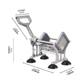 Maxbell Potato Cutter Manual with 6mm 9mm 13mm Blade for Lemon Tomato Slicing Fruits