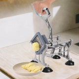 Maxbell Potato Cutter Manual with 6mm 9mm 13mm Blade for Lemon Tomato Slicing Fruits