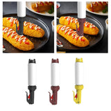 Maxbell Sauce Dispenser 480ml Multifunction Condiment Bottle for BBQ Kitchen Camping Black