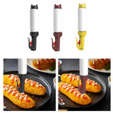 Maxbell Sauce Dispenser 480ml Multifunction Condiment Bottle for BBQ Kitchen Camping Black