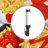 Maxbell Sauce Dispenser 480ml Multifunction Condiment Bottle for BBQ Kitchen Camping Black