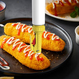 Maxbell Sauce Dispenser 480ml Multifunction Condiment Bottle for BBQ Kitchen Camping Yellow