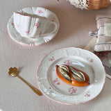Maxbell Tea Cup and Saucer Set Versatile Coffee Mug for Home Housewarming Party Cafe