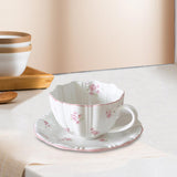 Maxbell Tea Cup and Saucer Set Versatile Coffee Mug for Home Housewarming Party Cafe