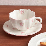 Maxbell Tea Cup and Saucer Set Versatile Coffee Mug for Home Housewarming Party Cafe