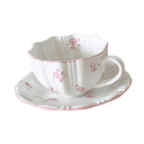 Maxbell Tea Cup and Saucer Set Versatile Coffee Mug for Home Housewarming Party Cafe