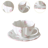 Maxbell Tea Cup and Saucer Set Versatile Coffee Mug for Home Housewarming Party Cafe