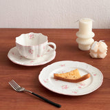 Maxbell Tea Saucer Multifunctional Creative Ceramic for Home Birthday Gift Breakfast