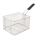 Maxbell Deep Fry Basket Gifts Mesh French Fry Chips Basket for Kitchen Cafe Barbecue Square L
