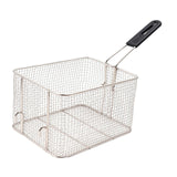 Maxbell Deep Fry Basket Gifts Mesh French Fry Chips Basket for Kitchen Cafe Barbecue Square L